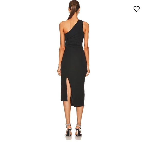 NWT Stunning Helmut Lang Asymmetric Zip Dress size XXS reg $475 style M04HW602 - Picture 5 of 9